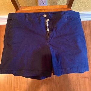 CHUBBIES “THE ARMADAS” 5.5” NAVY BLUE FLAT FRONT, NEW WITHOUT TAGS SIZE 38 MENS